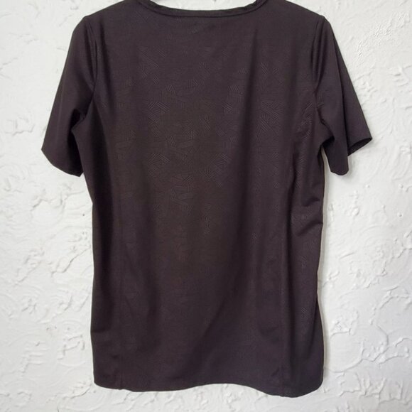 Champion Black Pattern Short Sleeve Top - Picture 8 of 9